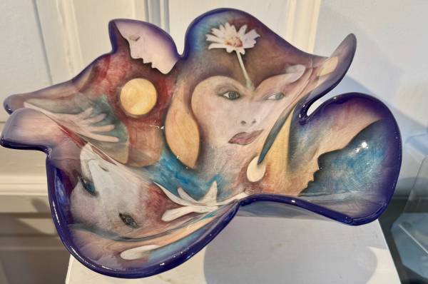 - a , Ceramic Sculpture by Dorienne Carmel, measuring 15 x 36 cm (H x W) £450