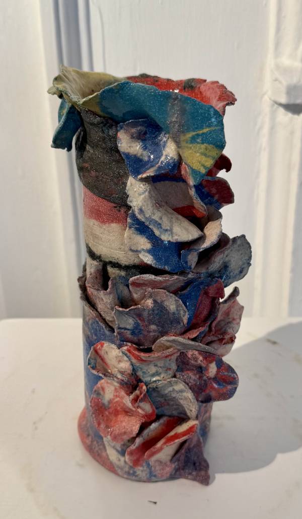 - a , Ceramic Sculpture by Dorienne Carmel, measuring 26 x 12 cm (H x W) £120